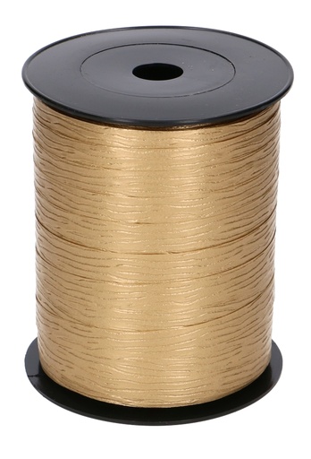 [K1010378] Paperlook Krullint Goud 10mm x 250 meter