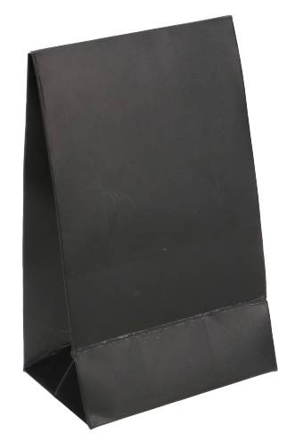 [K1070403-9ST] Luxe Kadozakjes Fabro Mat Zwart Met Plakstrip 6x4x10cm 9stuks