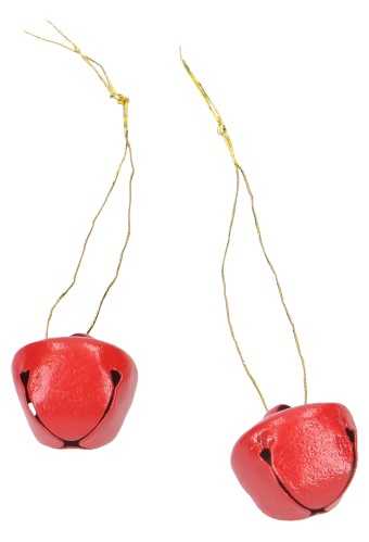 [K1340530] Kerstbelletjes Rood Met Koord 1.5cm 100stuks