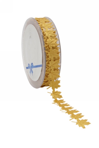 [K1390458] Kadolint Herfst Bladeren Dark Creme 20mm x 14 meter