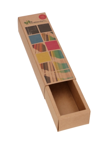 [K1272042-PRINT] Schuifdoosjes Jakarta Kraft Digitaal Bedrukt 23.4x6x5cm 10stuks