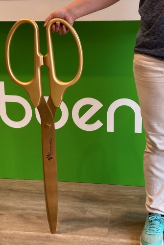 [K201-GOUD] Super Openings Schaar Fabriano Goud afm 90cm huur prijs is per week