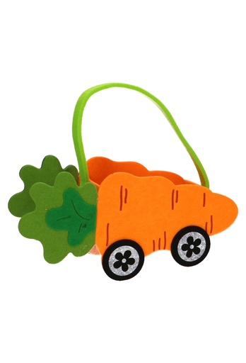 [K1220219] Geschenktasje Vilt Wortel 29x8.5x24cm 1stuks