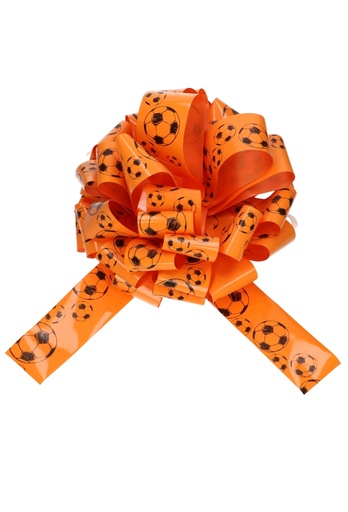 [K1290408] Autostrikken Groot Padova Gelakt Oranje Voetbal d35+17cm Hoogte 22cm