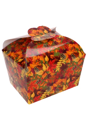 [K1360584] Bonbondoosjes Herfstblad 500gram Met Vlindersluiting 11.5x9x7cm 24st