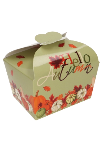 [K1360588] Bonbondoosjes Hello Autumn 125gr Met Vlindersluiting 7.6x6x4.8cm 24st