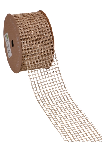 [K1391104] Luxe Kadolint Web Goud Glitter 63mm x 10 meter OP IS OP