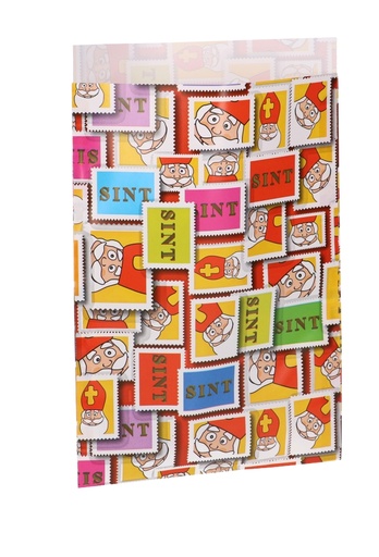 [K1220244] Sintzakjes Sint Postzegel 17x25cm 200stuks