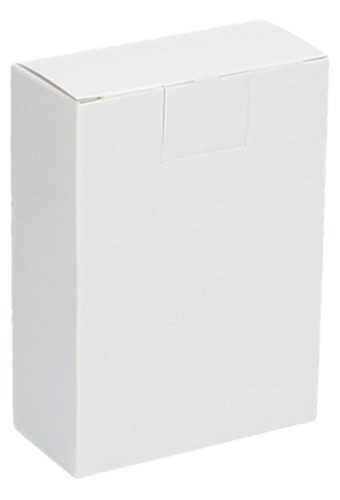 [K1270317] Geschenkdozen Met Sluitklepje Wit Glans 7.5x3.5x10.5cm 10stuks