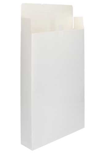 [K1270323] Geschenkdozen Met Sluitklepje Wit Glans 26x6x37cm 10stuks