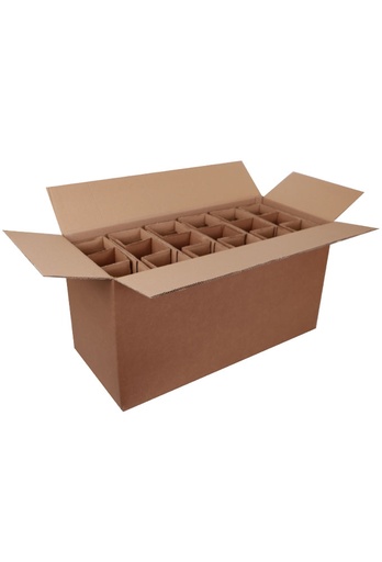 [1171233] Wijnverzenddoos 18 fles & Interieur 75.4x31.8x37.7cm 20stuks