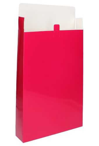 [K1270325] 2 HALEN & 1 BETALEN Kadodozen Sluitklepje Fuchsia Glans 26x6x37cm 10st