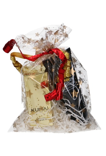 [K1230213] Cellofaan Zakjes Stars Gold 16x25cm 50stuks