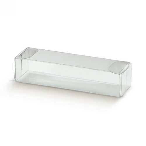 [K1270309] Transparant Kadodoosje Rechthoekig Plastic 9x3x2cm.10stuks