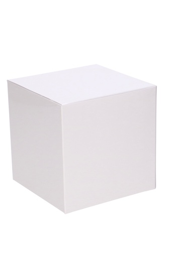 [K1270380] Kubus Geschenkdoosjes Wit 10x10x10cm 25stuks
