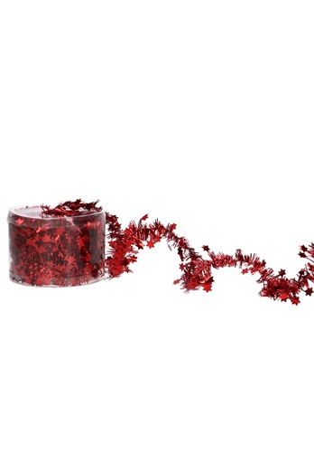 [K1390189] Kerstlint Slinger 6 meter Rood