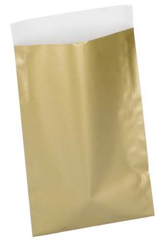 [K1070021] Kadozakjes Goud Mat 7x13cm 200stuks