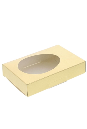 [K1360629] Sokkel Pasen Ei Sokkeltje Glans Goud 17.5x12x2.5cm 25stuks