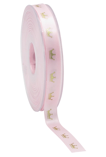 [K1390411] Luxe Satijn Lint Baby Roze Princess 12mm x 25meter