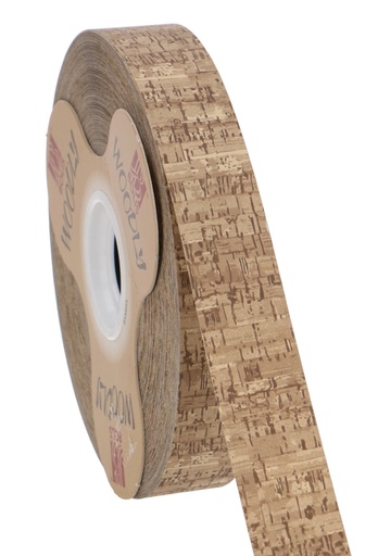 [K777067] AKTIE Krullint Woodly Sughero lint 24mm x 100 meter OP IS OP