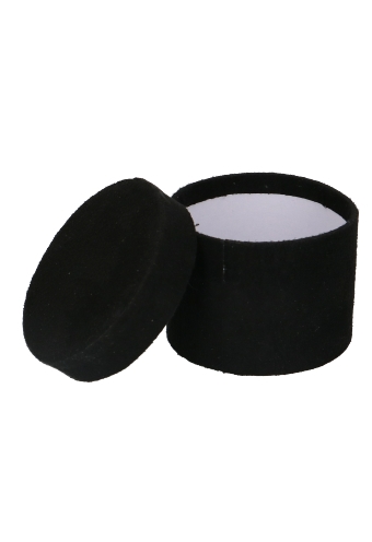 [K1271982] LUXE KANT & KLARE Flowerbox Latemar Suede Zwart Smal 8cm x 6cm 12st