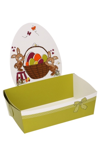 [K1360641] Korf Paasdoosje Haas 16.5x10.5x22cm 36stuks