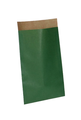 [K1071004] Kadozakjes Kraft Groen 7x13cm 200stuks Kadoverpakkingen