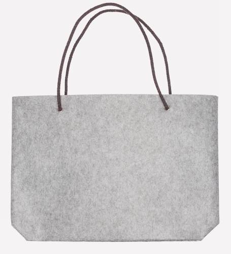 [1540170] Vilten Draagtassen Zwart Met Hengsel 47x33x8cm 220 gram 75stuks