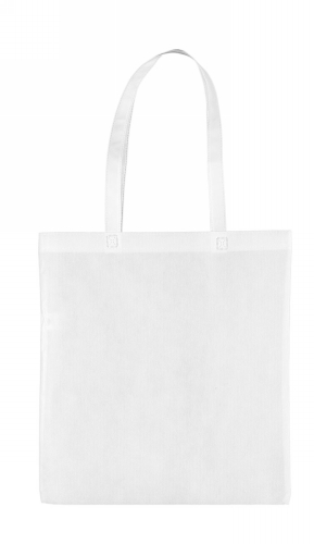 [1540158] Draagtassen Non Woven Wit Met Hengsel 38x42cm 80 grams 250stuks