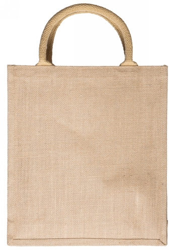 [1540191] Jute Draagtassen Met Hengsel 31x35x8cm 160 grams 100stuks