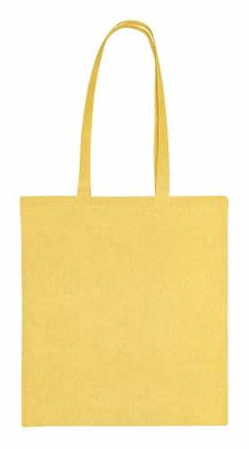[1540152] Gerecyclede Draagtassen Geel Met Hengsel 38x42cm 140 grams 250stuks