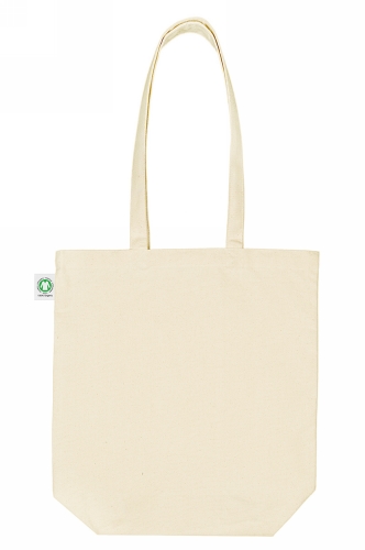 [1540165] Draagtas Katoen Fairtrade Ecru Met Hengsel 300gram 42x42x12cm 100stuks