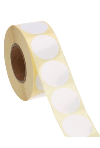 [K1210294] Etiketten Wit Sluiting Zegel Rond 3.5cm 1000stuks