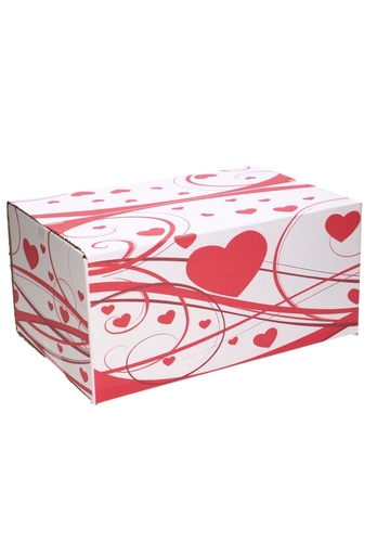 [1910006] Geschenkdozen Hartjes 31x20x14cm 30stuks