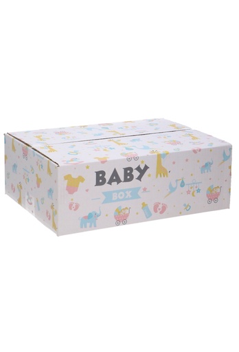 [1910011] Geschenkdozen Baby Box 39x29x13cm 15stuks