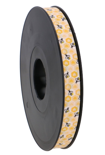 [K1010392] Krullint Bijen Geel 15mm x 100 meter