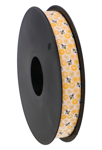 [K1010393] Krullint Bijen Geel 20mm x 100 meter