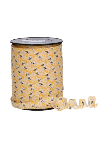 [K1010394] Krullint Bijen Geel 10mm x 250 meter