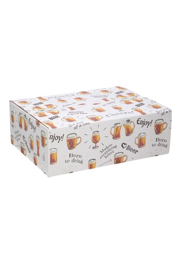 [1910027] Geschenkdozen Cheers Beer 39x29x13cm 15stuks