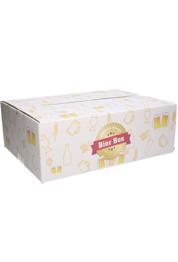 [1910043] Geschenkdozen Bier Box 39x29x13cm 15stuks