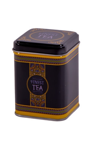 [1150494] Blikken Finest Tea vierkant 50gam 6x6x6cm 24stuks