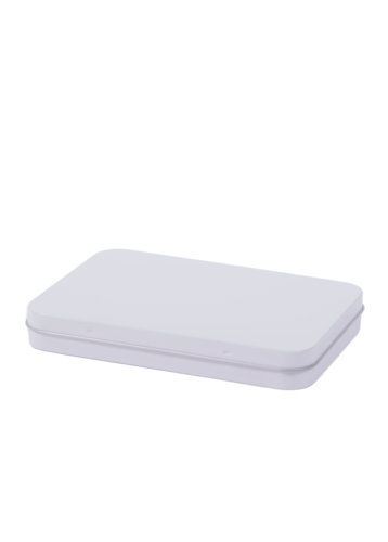 [1150509] Blikken Wit Blanco A6 16.5x11x2.3cm 12stuks