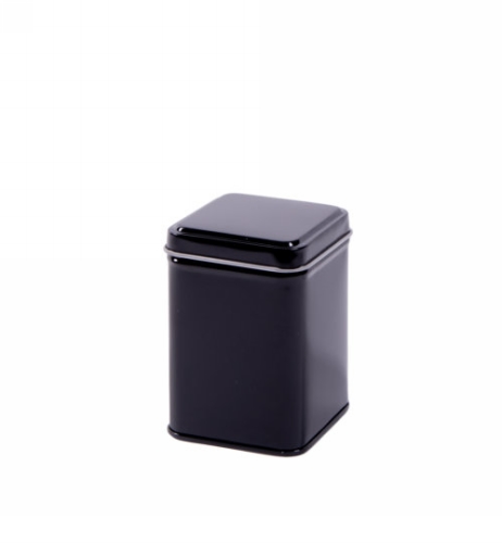 [1150510] Blikken Blanco Zwart 50 gram 6x6x8cm 24stuks