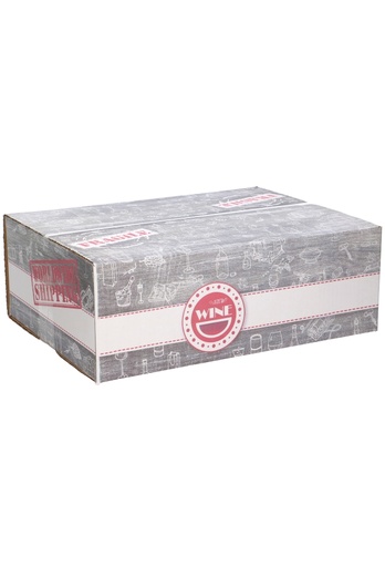 [1910051] Geschenkdozen Wine Deliver Box 39x29x13cm 15stuks