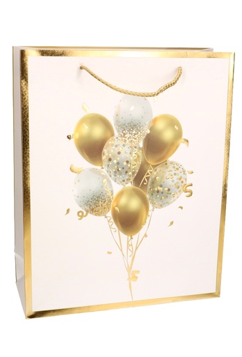 [K1110827] Kadotasjes Everyday Groot Golden Balloons 26.5x13.5x32.5cm 12stuks
