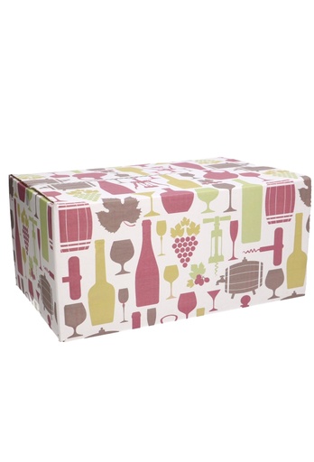 [1910056] Geschenkdozen Wijnen 31x20x14cm 30stuks