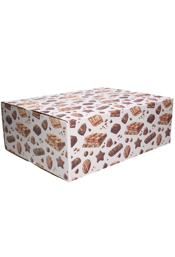 [1910059] Geschenkdozen Chocolade 39x29x13cm 15stuks
