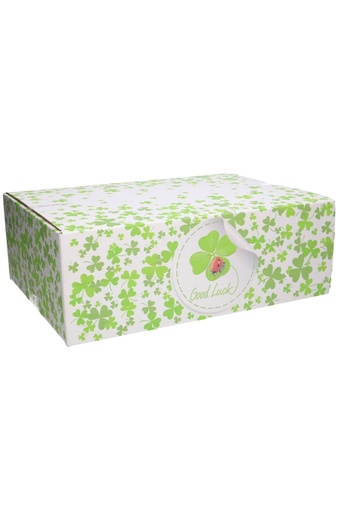 [1910063] Geschenkdozen Good Luck 39x29x13cm 15stuks