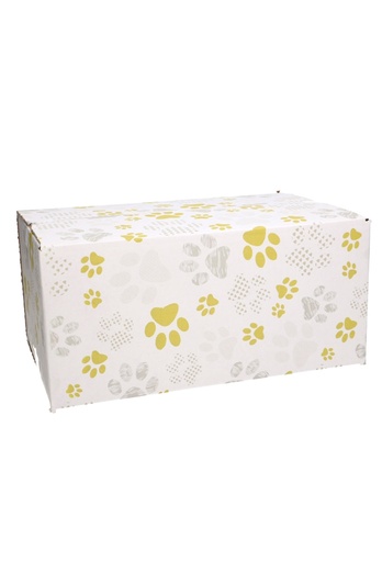 [1910070] Geschenkdozen Dieren Pootjes 31x20x14cm 30stuks