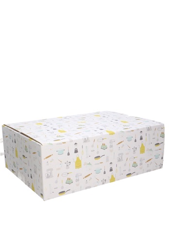 [1910081] Geschenkdozen Keukengerei 39x29x13cm 15stuks